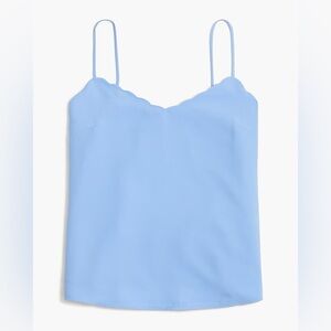 J.Crew Scalloped Cami Top - Bright Peri Size 4